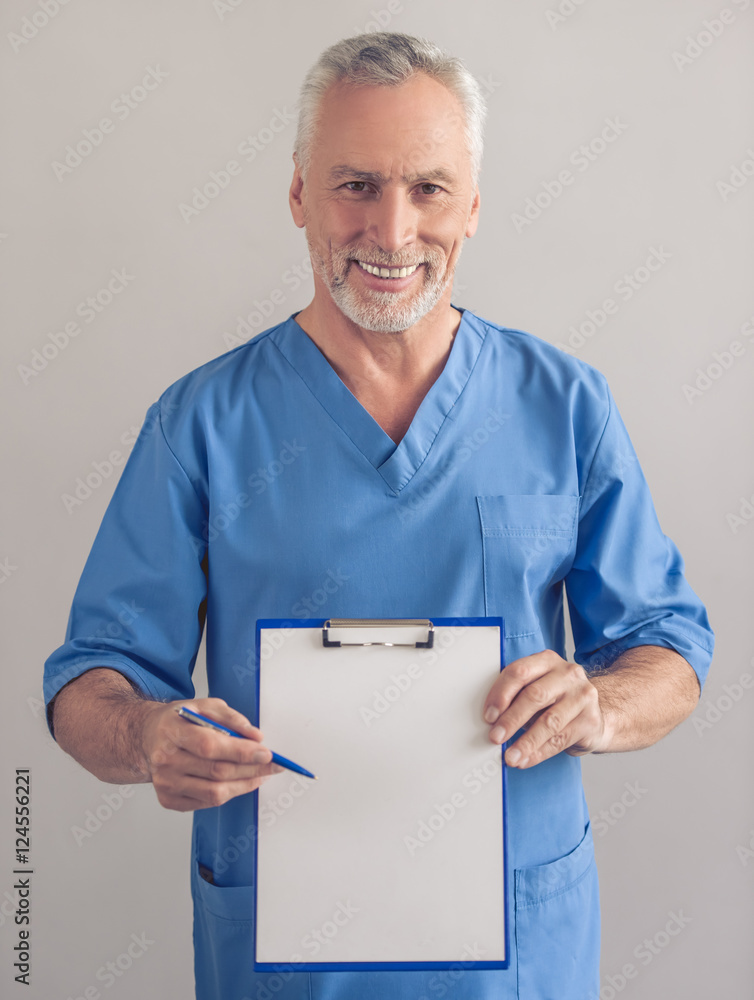 Handsome mature doctor Handsome mature doctor