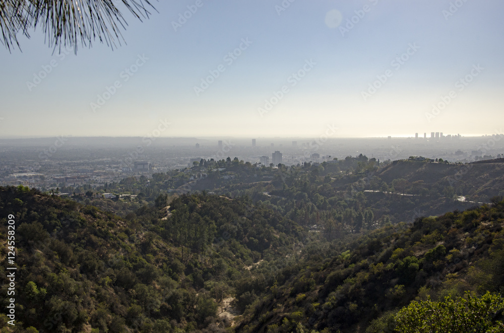 Fototapeta premium Los Angeles Skyline w odległości # 6