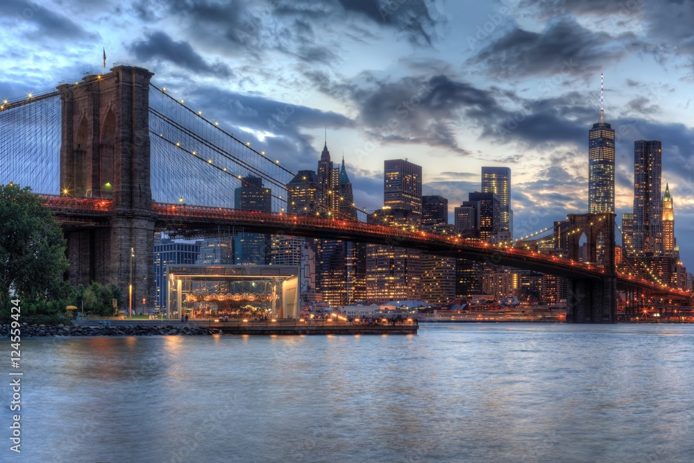 Brooklyn Bridge and the Freedom Tower