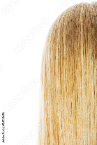 Wallpaper Mural Beautiful long blonde hair, isolated on white. Torontodigital.ca