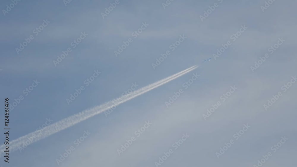 Airliner flying high Airliner flying high
