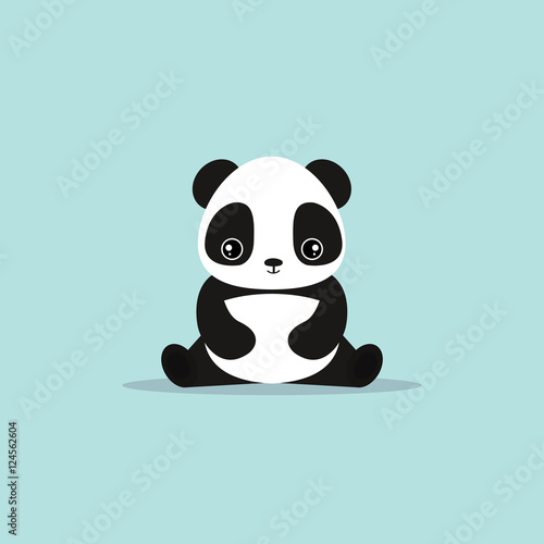 abstract cute panda