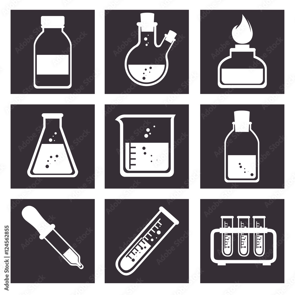 laboratory tools tube icons design vector illustration eps 10 laboratory tools tube icons design vector illustration eps 10