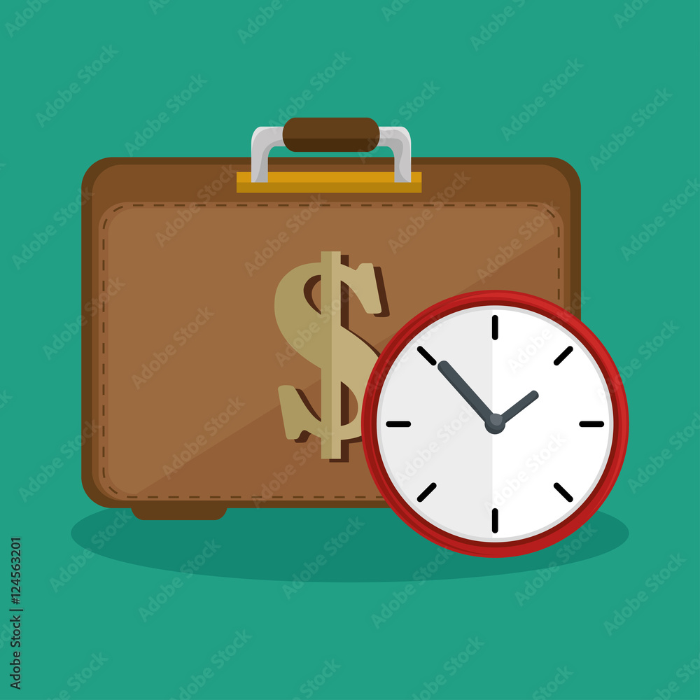 suitcase money clock safety icon vector illustration eps 10 suitcase money clock safety icon vector illustration eps 10