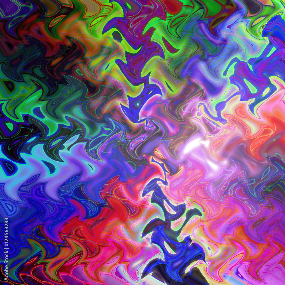 Abstract coloring backgroyund of the skyline gradient with visual lighting and wave effects