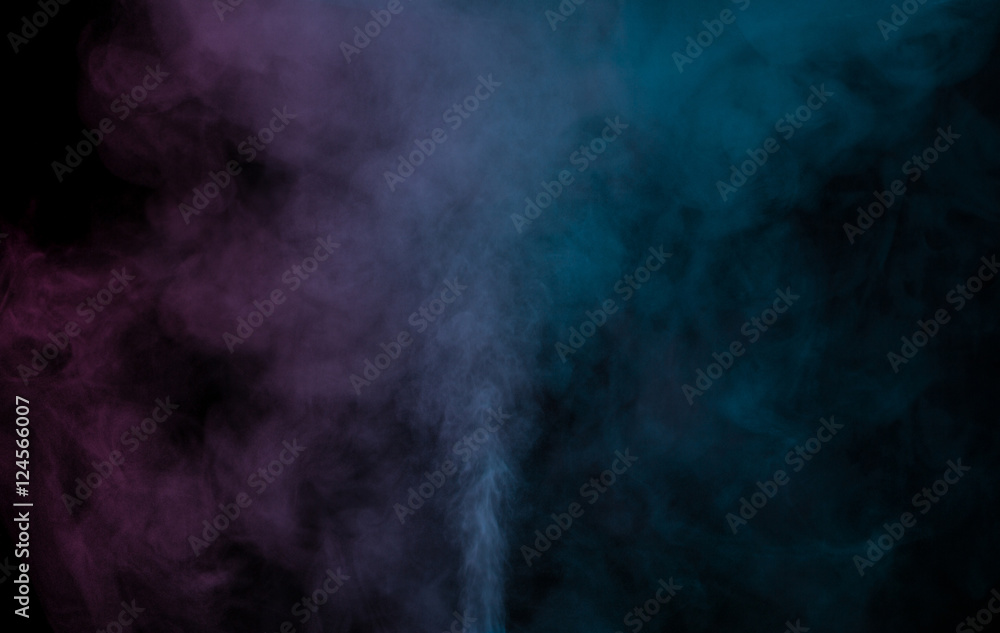 Blue violet water vapor