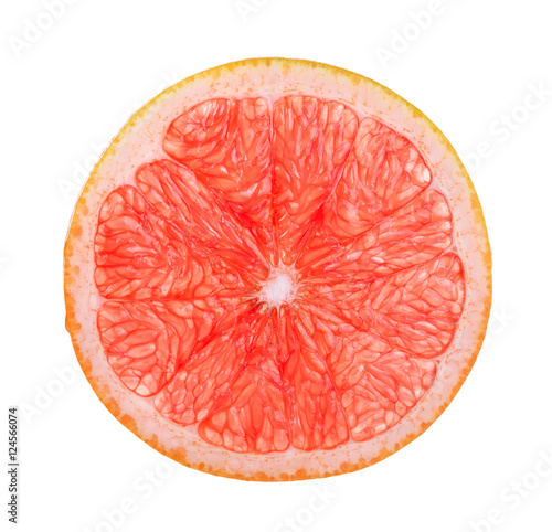 Half of Grapefruit isolated on the white background