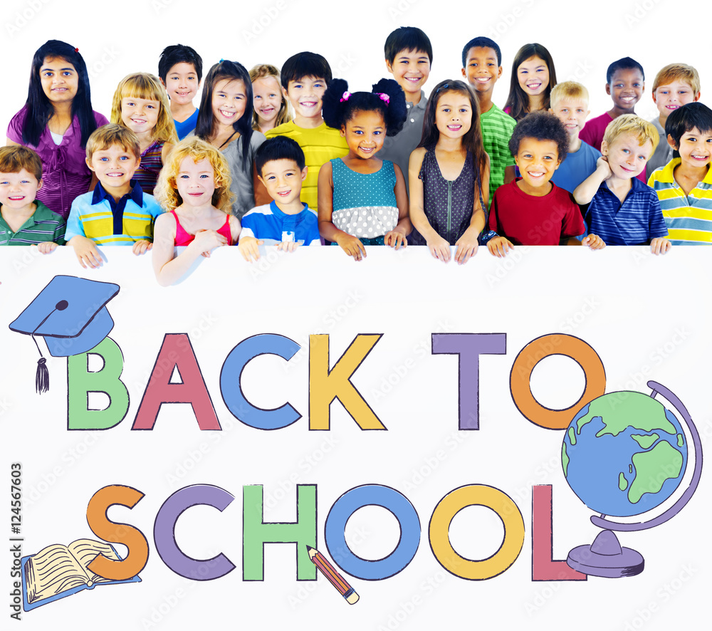 Back To School Kids Education Concept Back To School Kids Education Concept