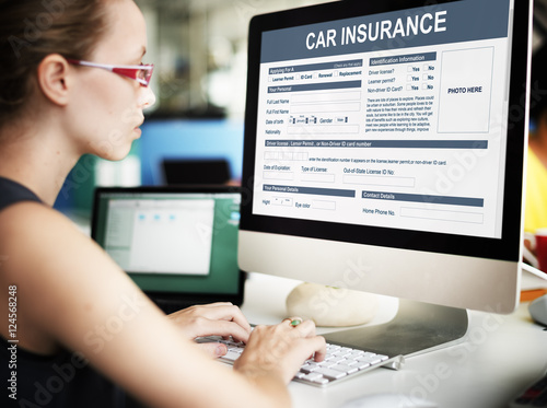 Car Insurance Form Accidental Concept