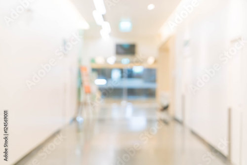 abstract blur in hospital