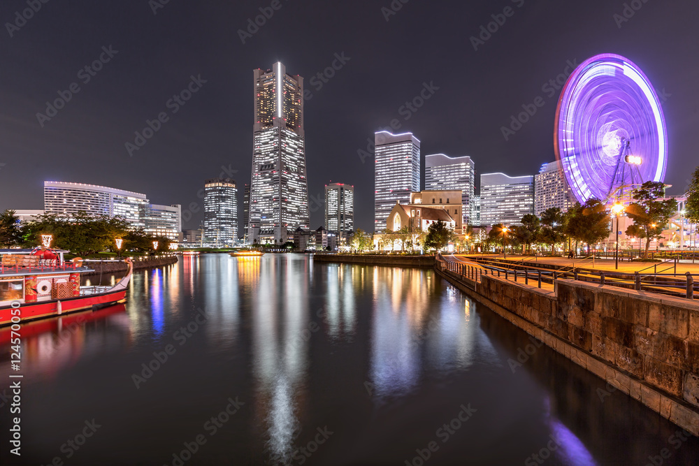 Naklejka premium 横浜の夜景