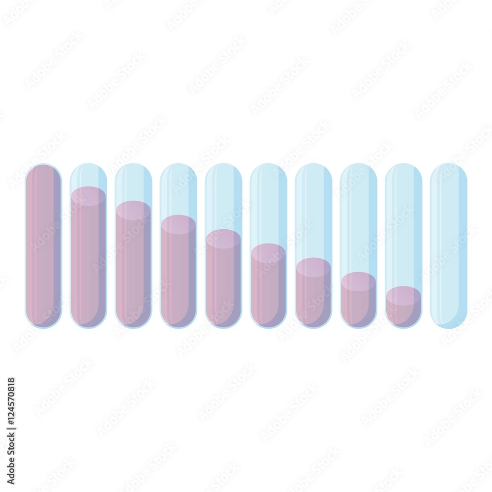 Progress loading bar icon. Cartoon illustration of progress loading bar vector icon for web