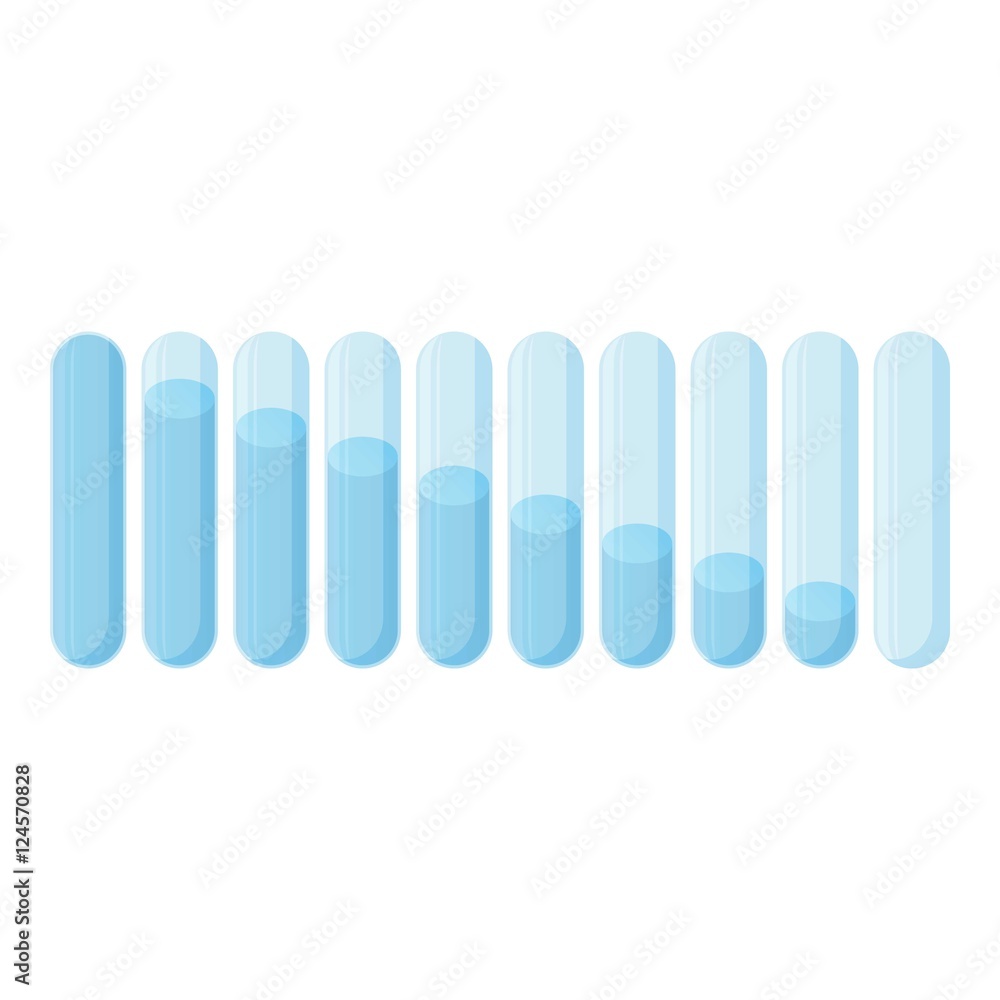 Blue progress loading bar icon. Cartoon illustration of progress loading bar vector icon for web Blue progress loading bar icon. Cartoon illustration of progress loading bar vector icon for web