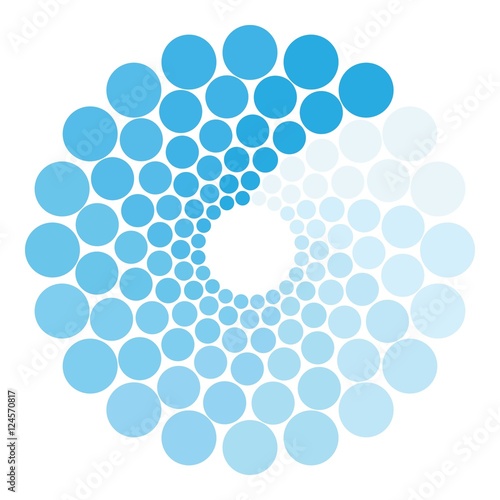 Loading process circular icon. Cartoon illustration of loading process circular vector icon for web
