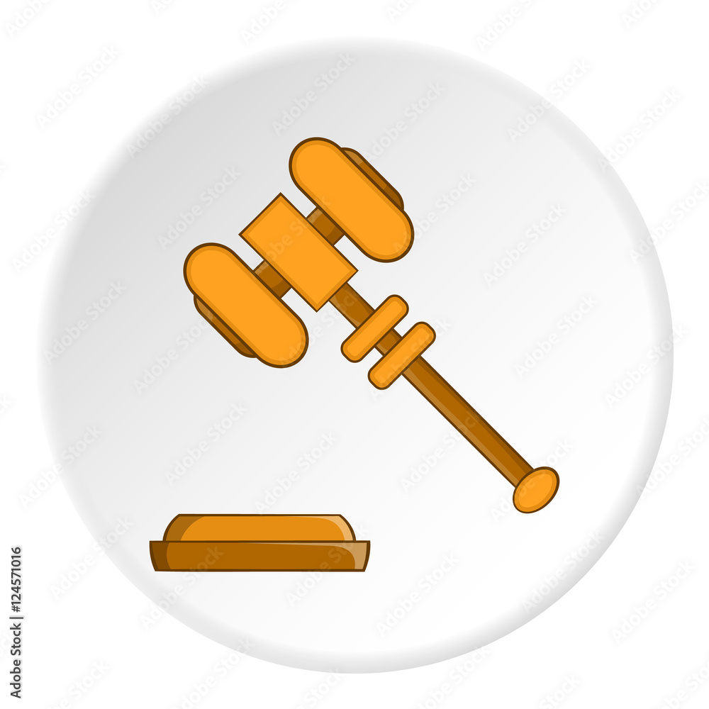 Gavel icon. Flat illustration of gavel vector icon for web Gavel icon. Flat illustration of gavel vector icon for web