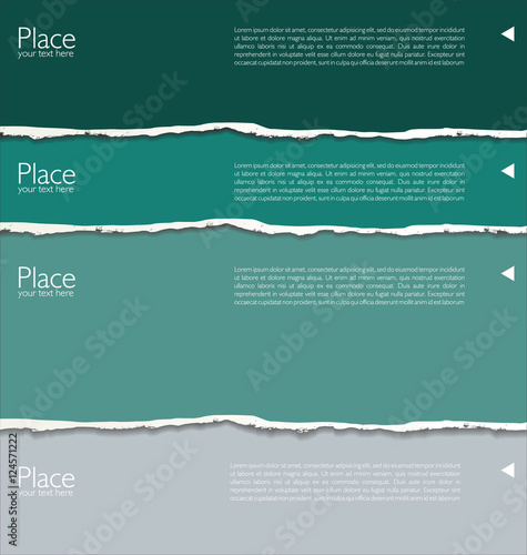 Torn paper background with space for text