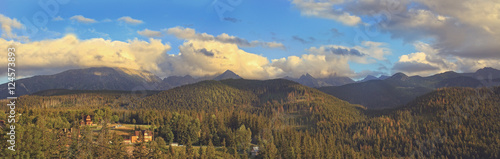 Beautiful view of the Polish Tatras
