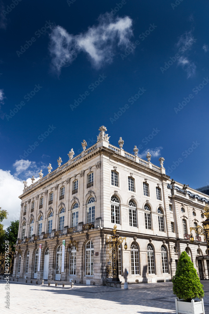 Fototapeta premium Buildings on the Stanislas place in Nancy the golden city.