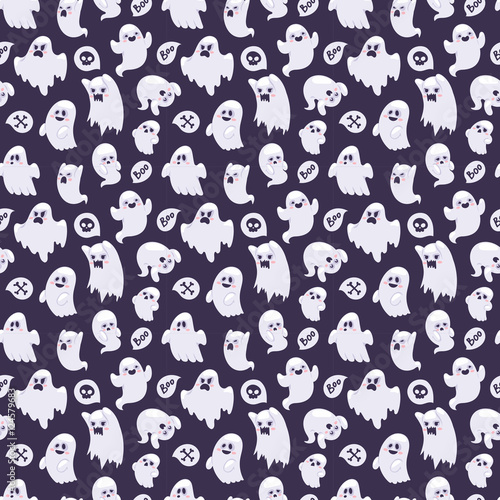 Ghost vector characters pattern