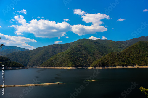 Panorama of Vacha dam, Bulgaria © Velizar  Gordeev