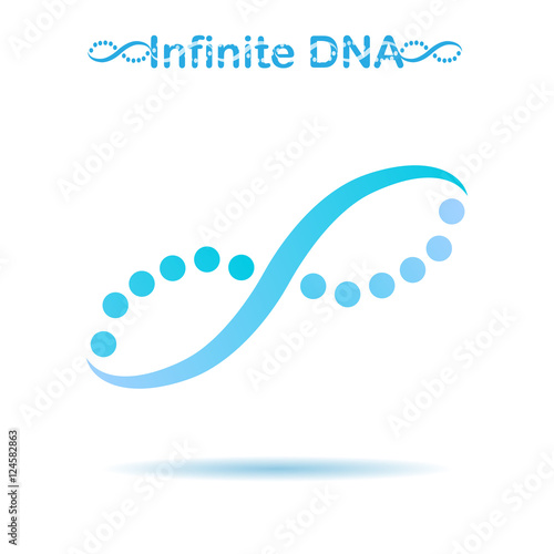 Infinity dotted sign