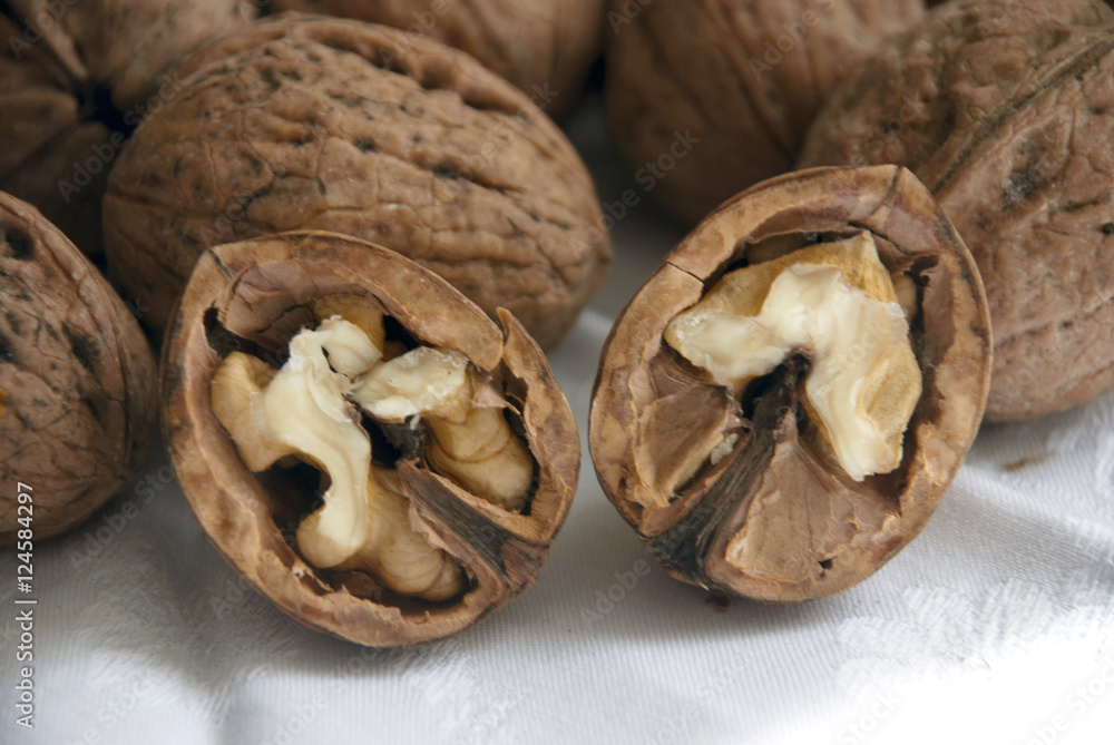 walnuts on the wooden-table.Walnut, Nut - Food, Variation, Food, Seed walnuts on the wooden-table.Walnut, Nut - Food, Variation, Food, Seed