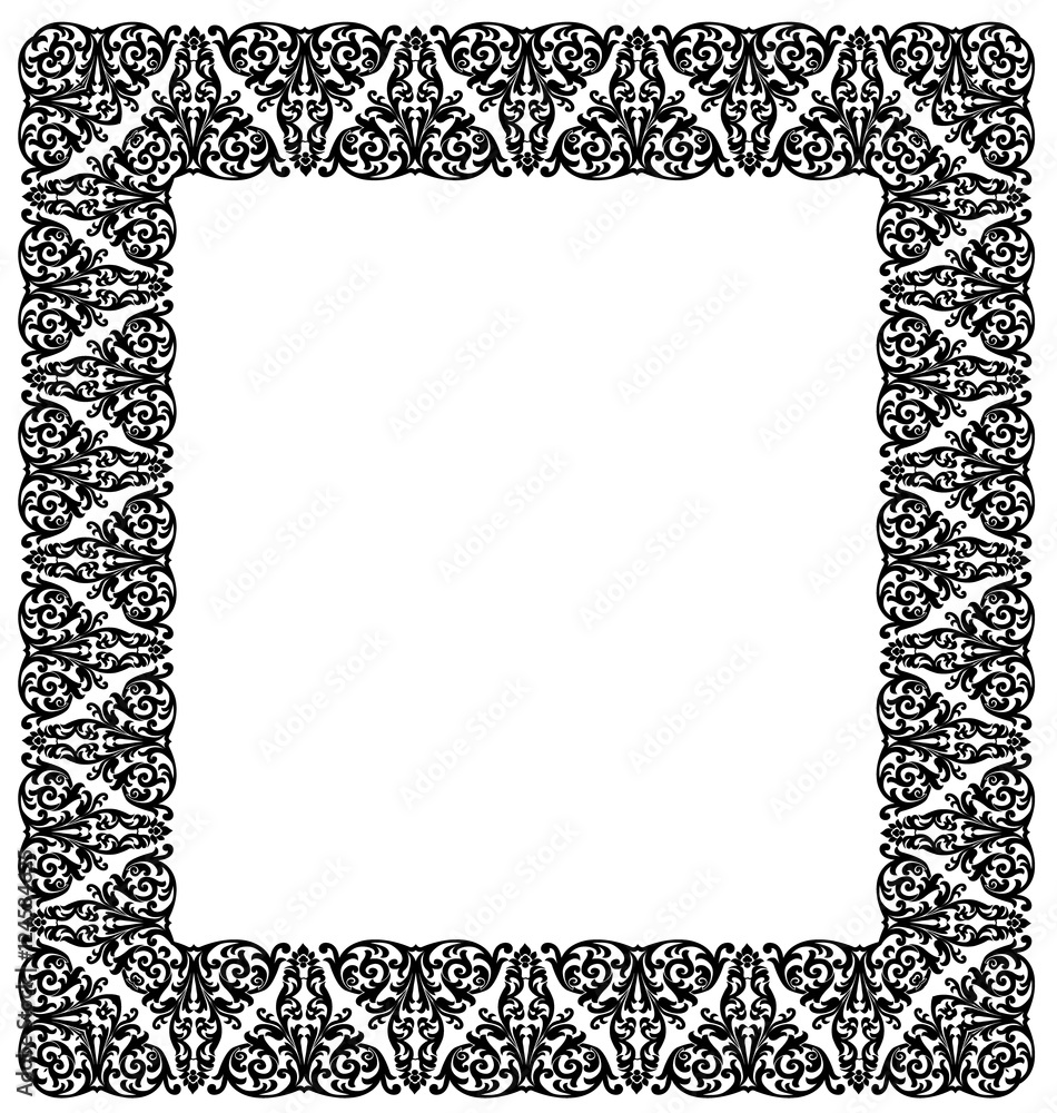 Frame with ornament