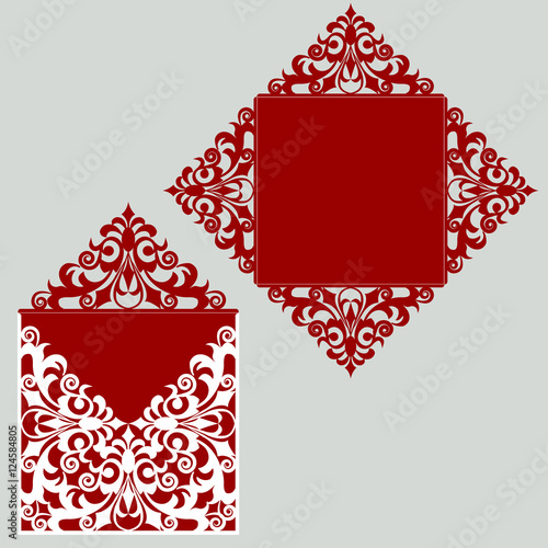 Layout wedding invitation