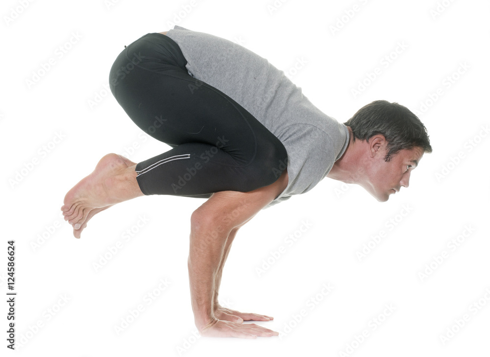 yoga man in studio yoga man in studio