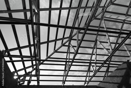 Structure of steel roof. © fotolismthai