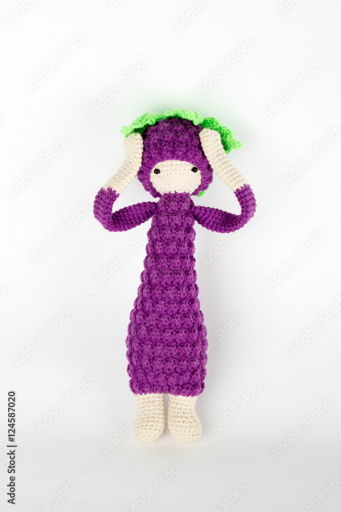 Crochet soft toy in the form of a blackberry Crochet soft toy in the form of a blackberry