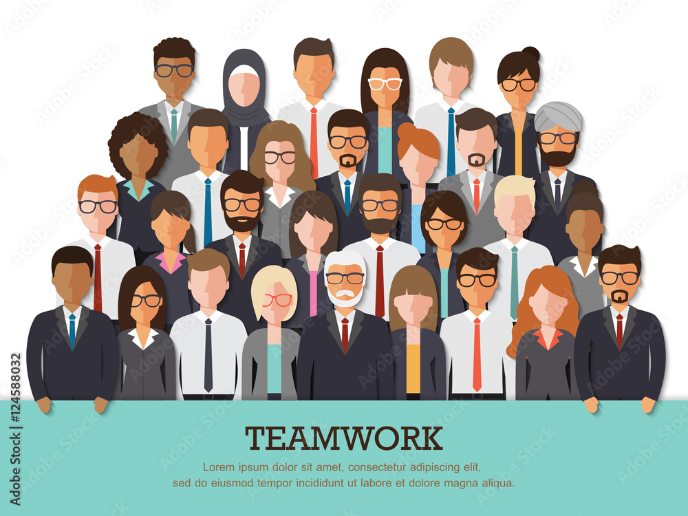 Businessman and businesswoman team Businessman and businesswoman team