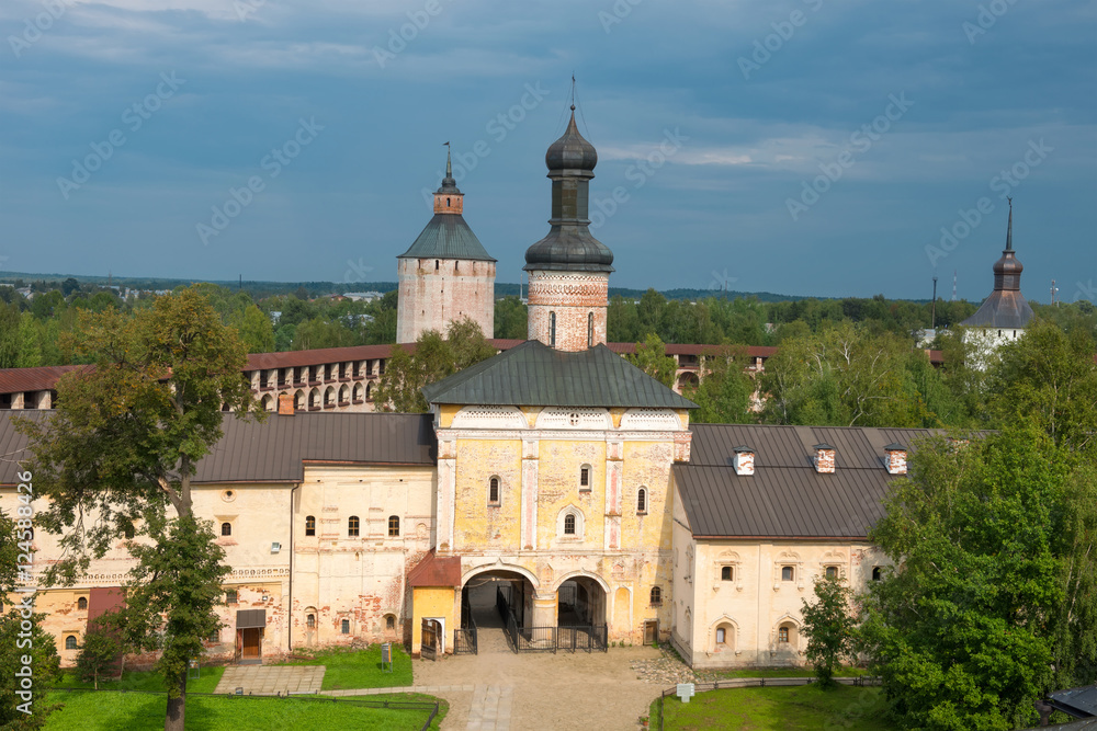 Holy Gates with the Church of St. John of the Ladder. Kirillo-Belozersky monastery