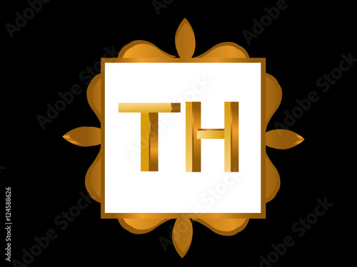 TH Initial Logo for your startup venture