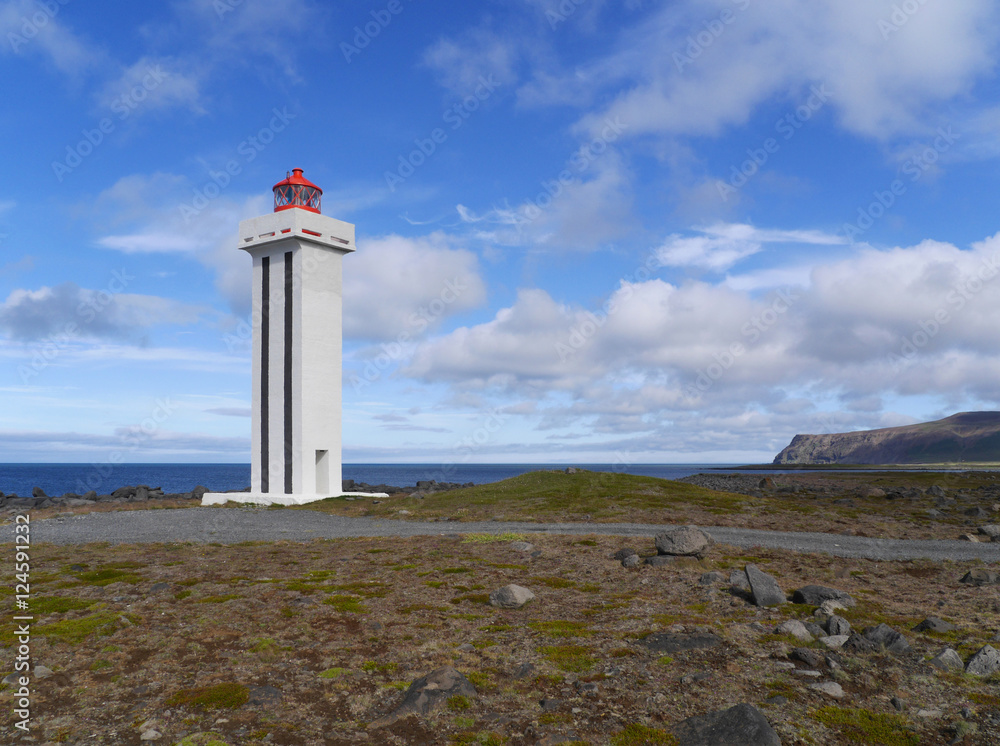 Leuchtturm von Kópasker im Norden von island