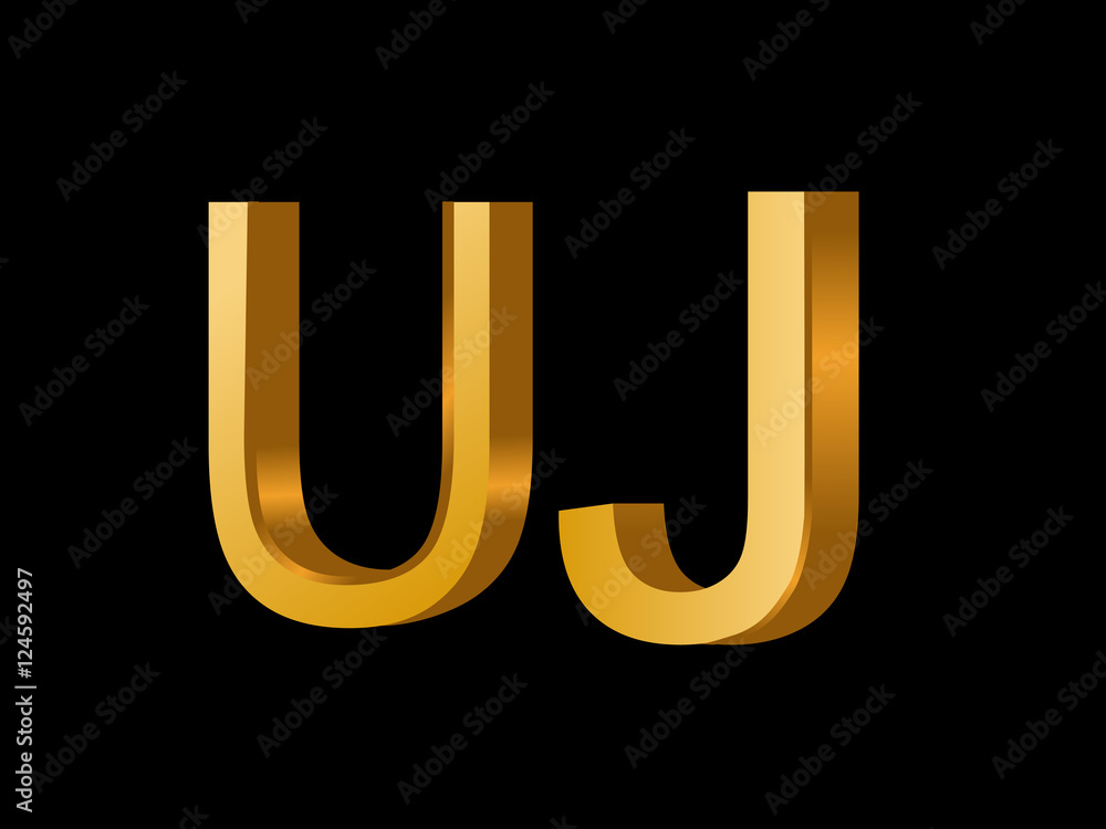 UJ Initial Logo for your startup venture UJ Initial Logo for your startup venture