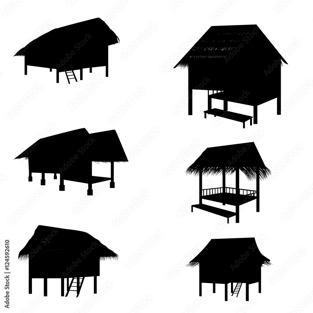 hut shape vector design Stock Vector | Adobe Stock