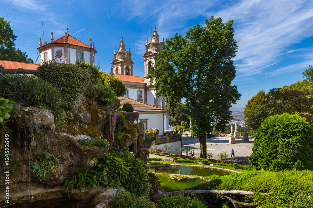 Fototapeta premium Bom Jesus church in Braga - Portugal