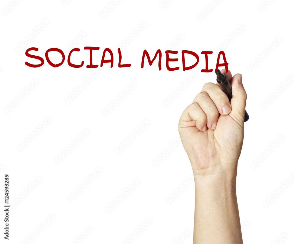 Young businessman drawing social media diagram concept. Isolated Young businessman drawing social media diagram concept. Isolated