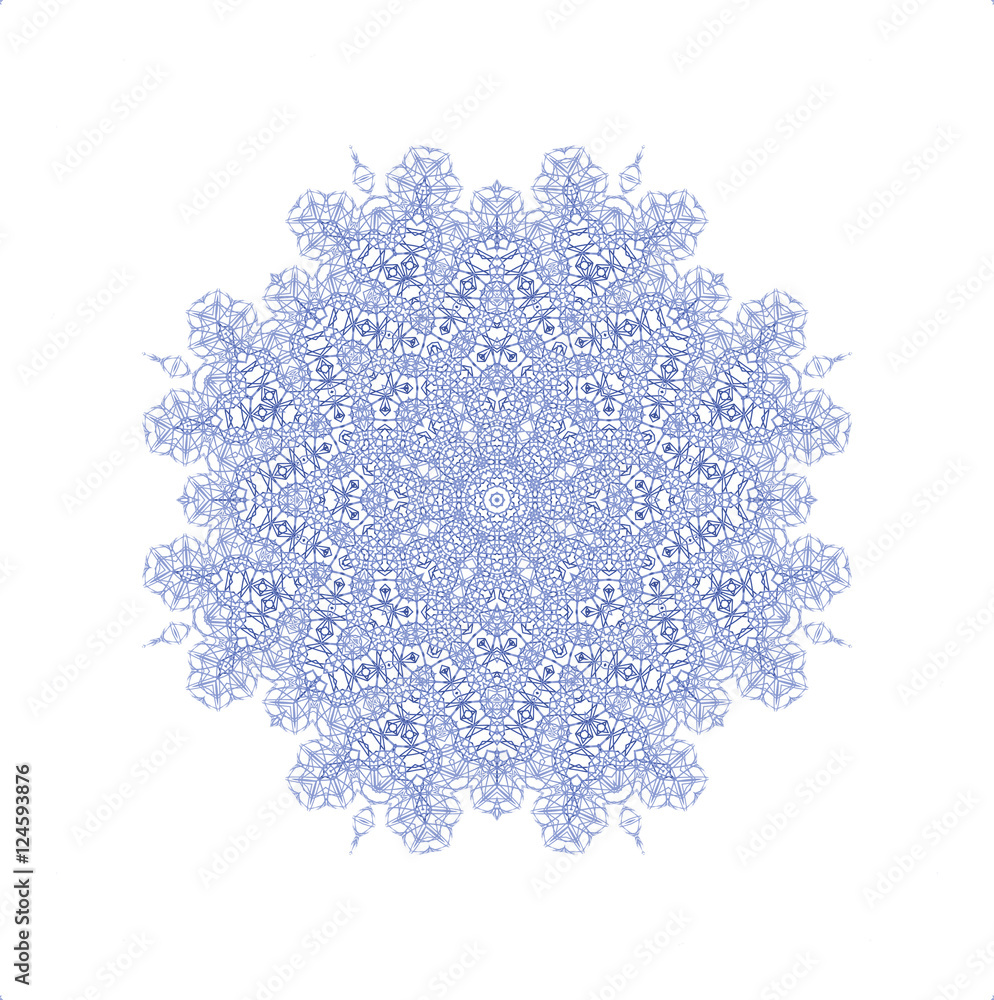 Abstract snowflake