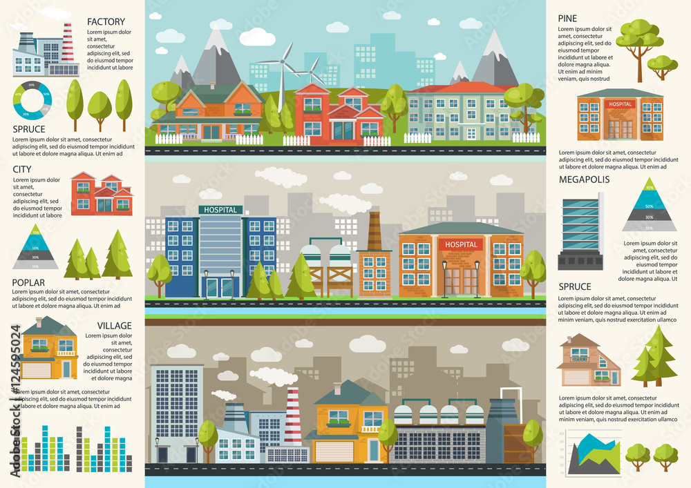 Urbanity Infographics Template