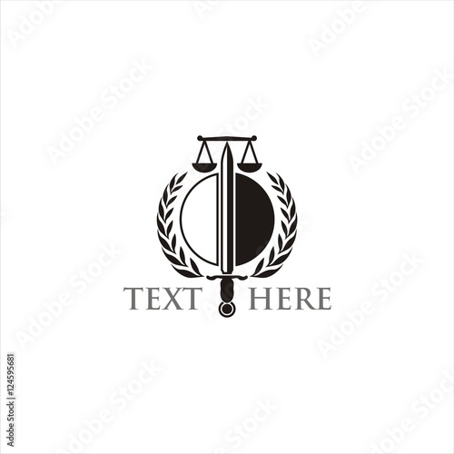 Bilde på lerret Justice Logo