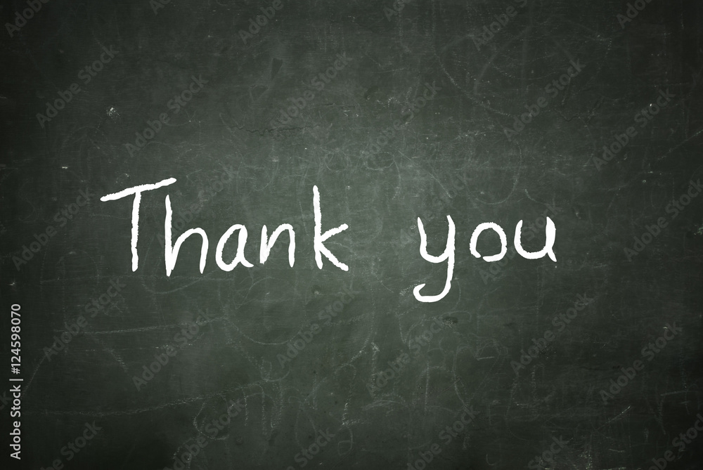 Obraz premium Thank you,