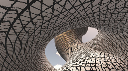 Patterned structiure