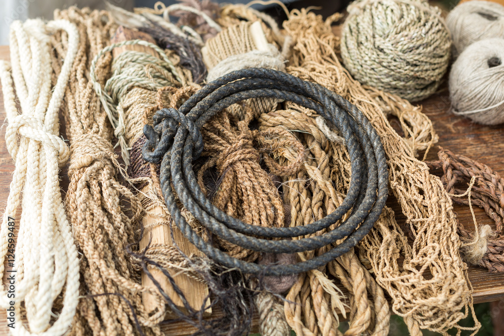 Close-up of rope with knot