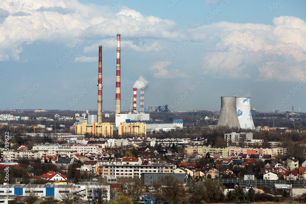  the heat and power generating plant in Cracow, Poland
