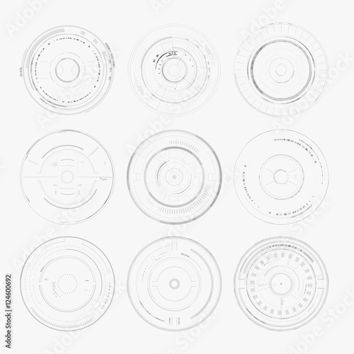 Sci Fi Futuristic User Interface.