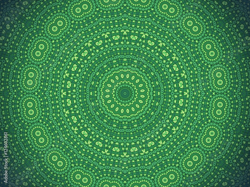 Green abstract pattern