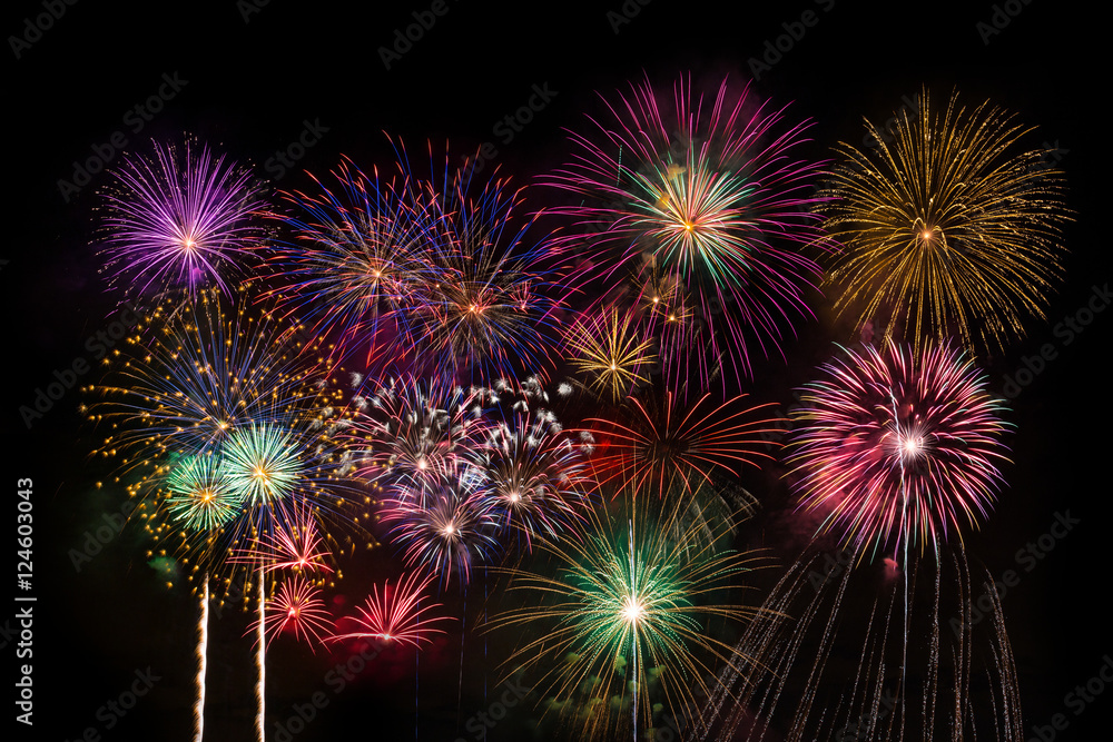 Fireworks background Fireworks background