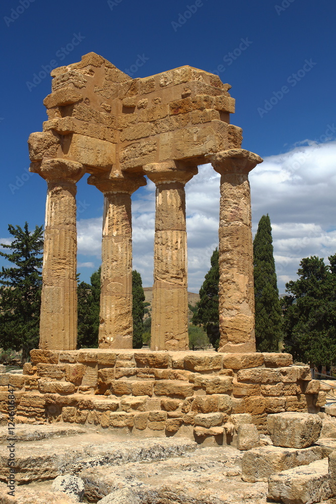 Dioscures Temple, Agrigento, Sicily